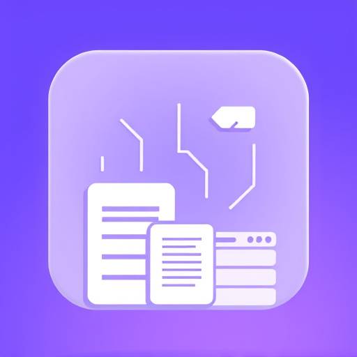 Icono de recopilación de datos representando formularios y bases de datos
