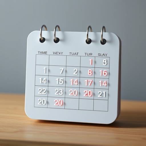 Imagen de un calendario simbolizando la retención de datos por un período de tiempo